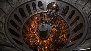 مراسم سبت النور في كنيسة القيامة