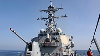 ABD donanmasına ait USS Milius savaş gemisi