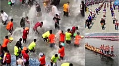 China's water sprinking festival in Yunnan was held for the first time since the outbreak of Covid-19.