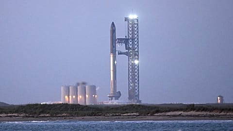 FILE - a SpaceX logo is displayed on a building on May 26, 2020, at the Kennedy Space Centre in Cape Canaveral, Florida.