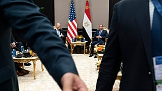 الرئيس المصري عبد الفتاح السيسي ونظيره الأمريكي جو بايدن