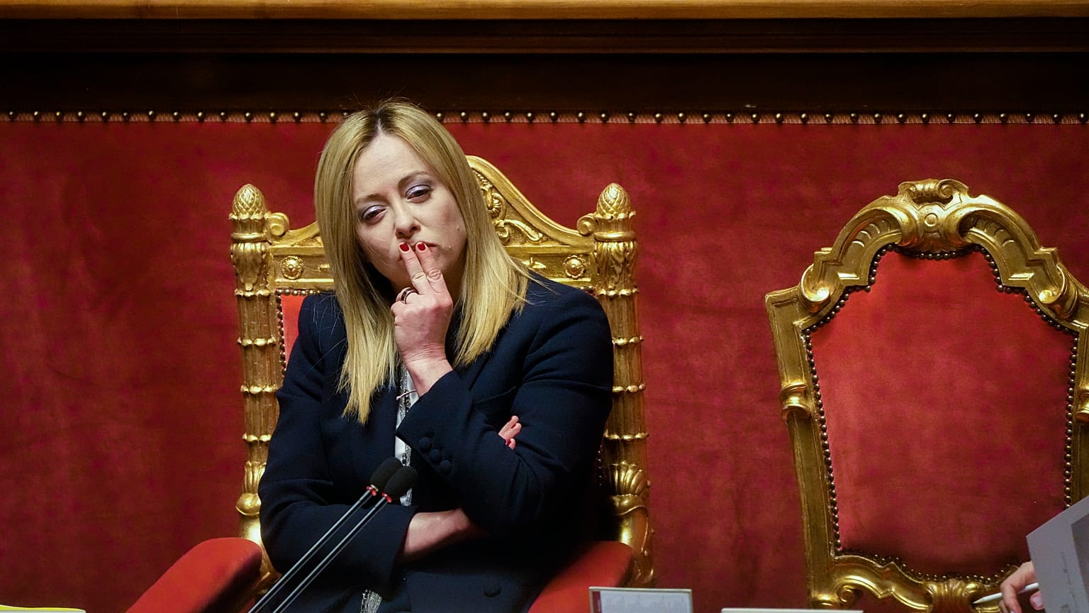 Italiens Ministerpräsidentin Giorgia Meloni ist seit 6 Monaten im Amt