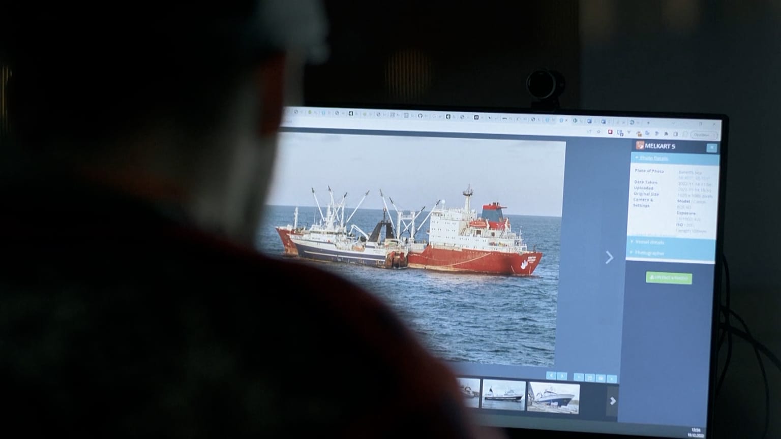 Navi russe nel mare del Nord.