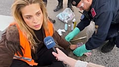 La activista climática alemana Anja Windl