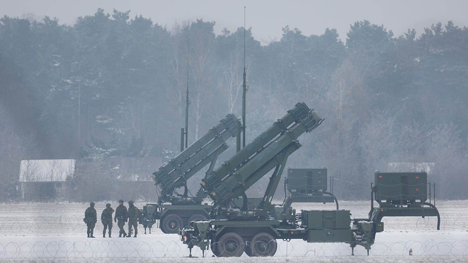 Nella foto missili Patriot acquistati dagli Stati Uniti l'anno scorso - Varsavia, 6 febbraio 2023