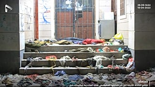 Vor diesem Schuleingang in Sanaa kam es zu der Massenpanik