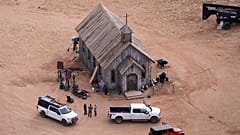 Movie set of "Rust" at Bonanza Creek Ranch in Santa Fe