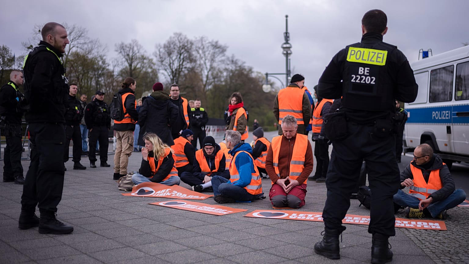  Klimaprotest der "Letzten Generation" 
