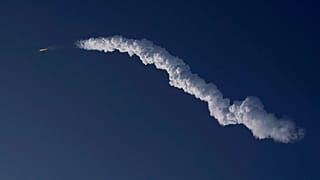 Starship explotando al poco de su despegue