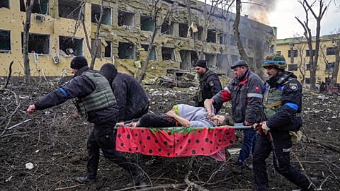 Снимок Евгения Малолетки из Мариуполя