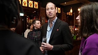 Prince William during a visit to the Rectory, to meet future leaders and local business owners from Birmingham's creative industries sector, in Birmingham, April 20, 2023.