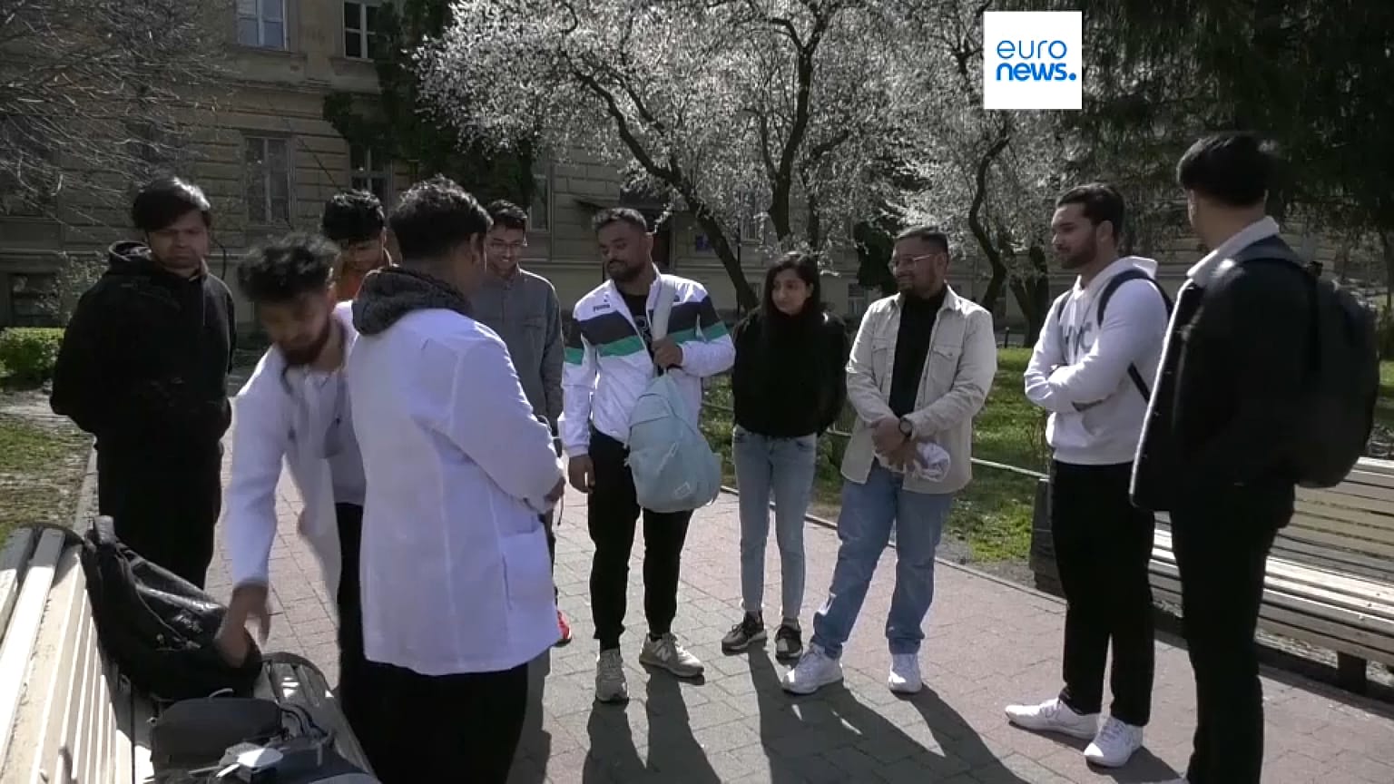 Estudiantes de medicina de Leópolis