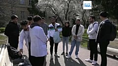 Estudiantes de medicina de Leópolis