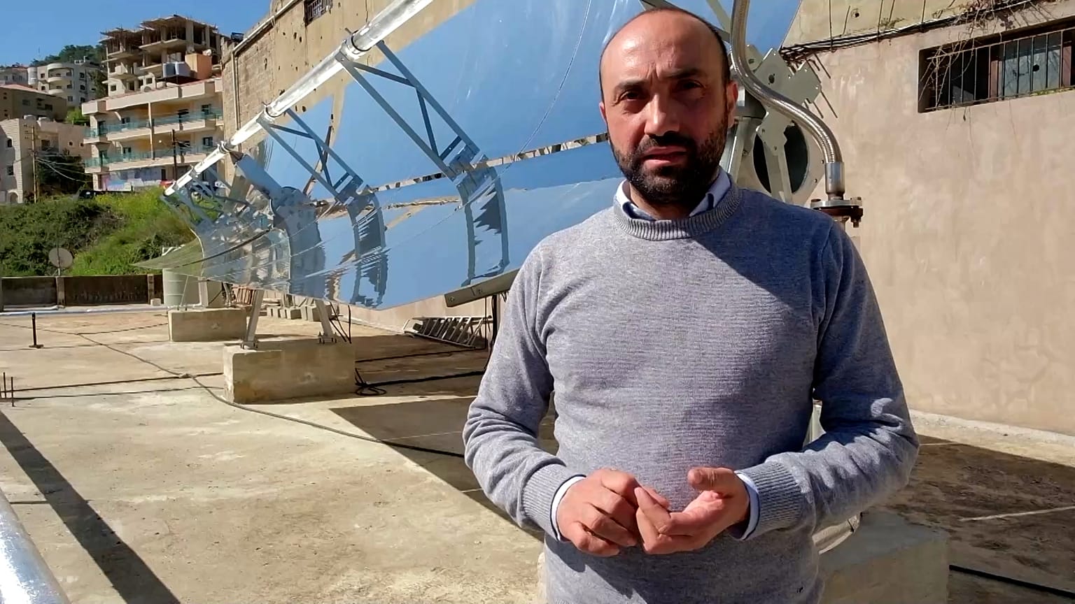 Toufic Hamdan invented the solar-powered convection oven to help reduce production costs of bread. 