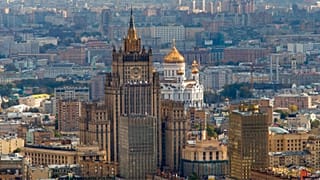 ساختمان وزارت خارجه روسیه در مسکو