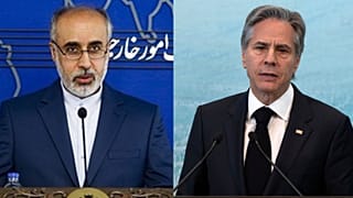 ناصر کنعانی سخنگوی وزارت امور خارجه ایران و آنتونی بلینکن وزیر خارجه آمریکا
