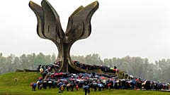 FILE: Commemoration in Jasenovac, on April 12, 2019. 