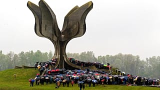 FILE: Commemoration in Jasenovac, on April 12, 2019. 
