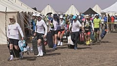 En l’espace d’une semaine, les participants avalent environ 250 kilomètres.