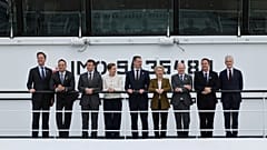 Ηγέτες 9 χωρών της Βόρειας θάλασσας και η Πρόεδρος της Κομισιόν στην Οστάνδη.