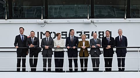 European leaders meet in Belgium to discuss increasing offshore wind power investment.