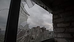 Die umkämpfte Stadt Bachmut in der Ukraine