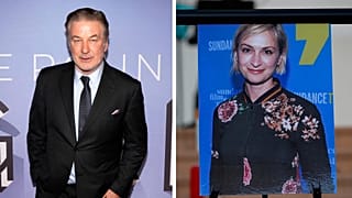 US actor Alec Baldwin (left) is being sued by the family of slain cinematographer Halyna Hutchins (right).
