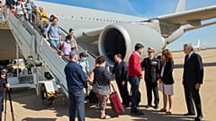 قاعدة توريخون الجوية في مدريد يوم الاثنين 24 أبريل 2023