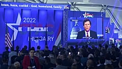 A konzervatív műsorvezető tavaly májusban, a CPAC budapesti rendezvényén