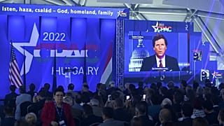A konzervatív műsorvezető tavaly májusban, a CPAC budapesti rendezvényén