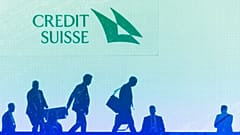Swiss bank Credit Suisse CEO Ulrich Koerner leaves the stage after the annual shareholders' meeting in Zurich, April 2023