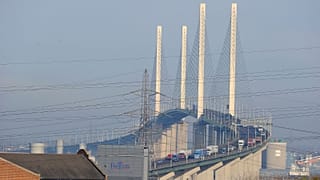 Morgan Trowland and Marcus Decker scaled the QEII Bridge last October for 36 hours, in a bid to get the government to end new oil and gas licences.