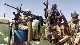 عناصر من قوات الدعم السريع السودانية بمنطقة شرق النيل التابعة لولاية الخرطوم