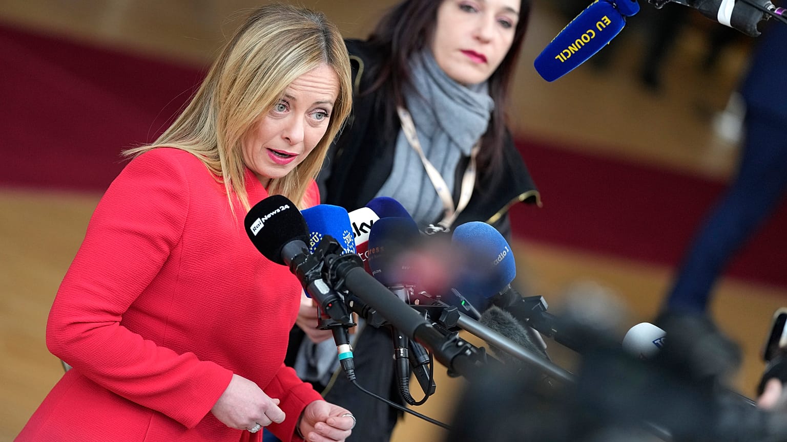Η πρωθυπουργός της Ιταλίας Τζόρτζια Μελόνι