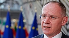 Gerhard Karner osztrák belügyminiszter az EU belügyminiszteri tanácsának ülése előtt Brüsszelben 2022. március 3-án – képünk illusztráció