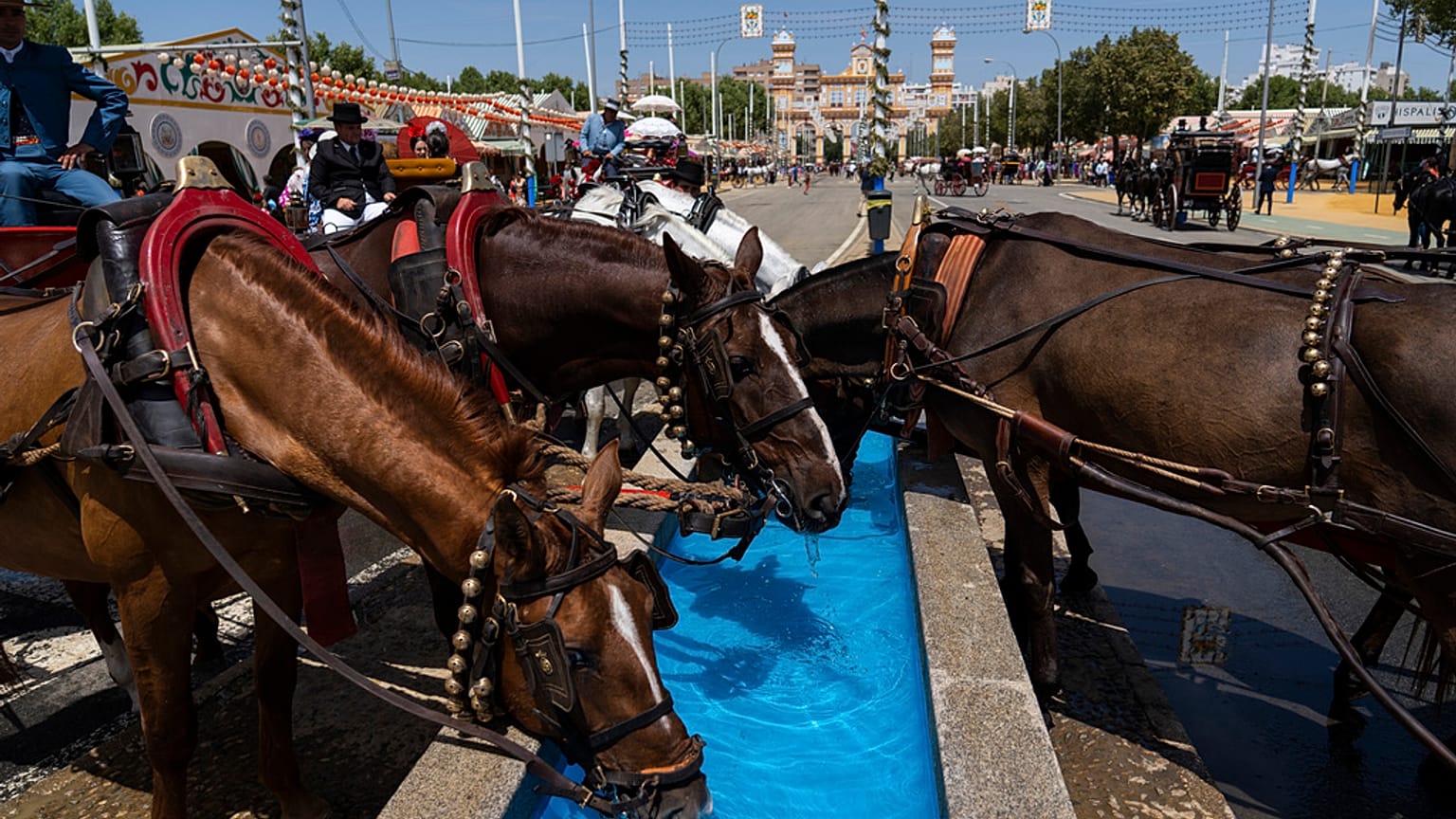 Près de 40°C en avril : l'Espagne face à des températures records, le 27 avril 2023.