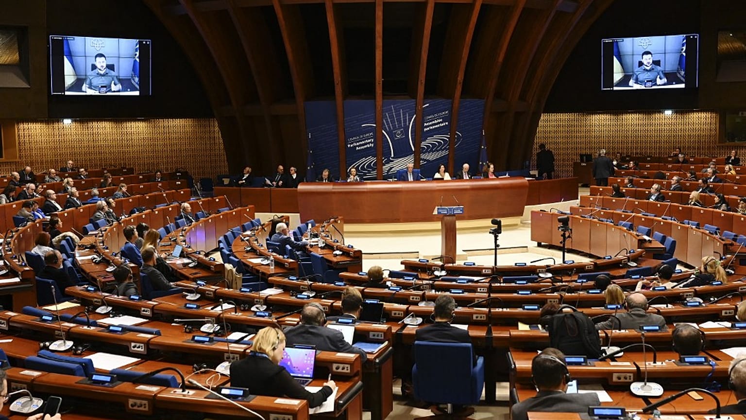 Avrupa Konseyi Parlamenterler Meclisi oturumu