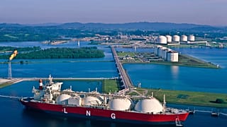 Un tanker de gaz naturel liquéfié