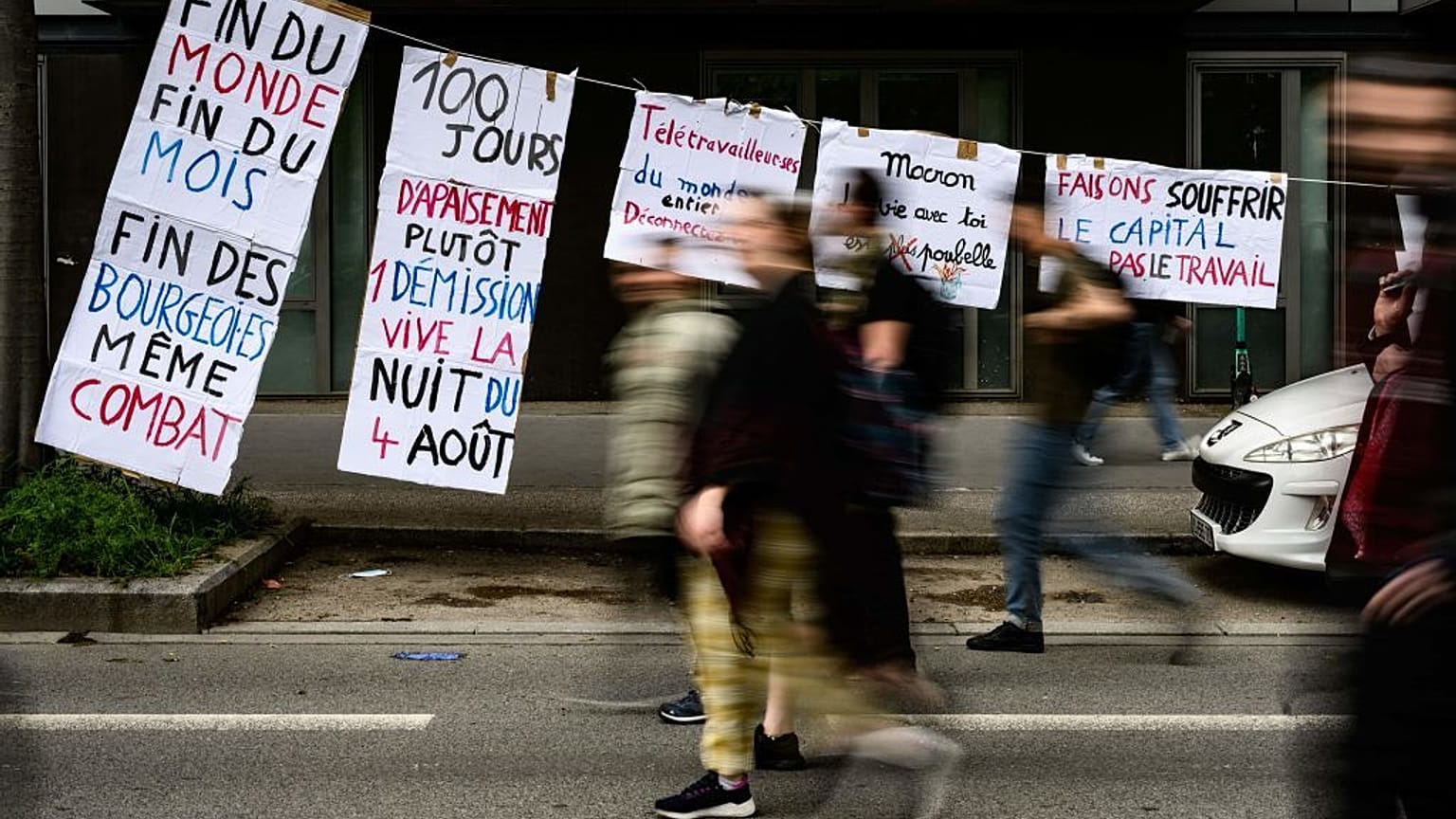 A politicised Labour Day in France, as demonstrations against the retirement age law rage on