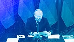 Russian President Vladimir Putin chairs a meeting with the State Council Presidium on developing Russian industry under sanctions in Tula, 4 April 2023