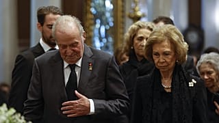 Eski İspanya Kralı Juan Carlos ve eski Kraliçe Sofia  