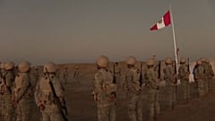 جنود من البيرو على الحدود