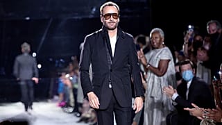 Tom Ford walks the runway at New York Fashion Week in September 2021