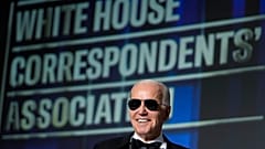 Joe Biden bei der Korrespondenten-Gala in Washington D:C.