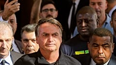Hunderte Anhänger bejubelten den rechtsextremen Politiker bei seiner Ankunft im Bundesstaat São Paulo