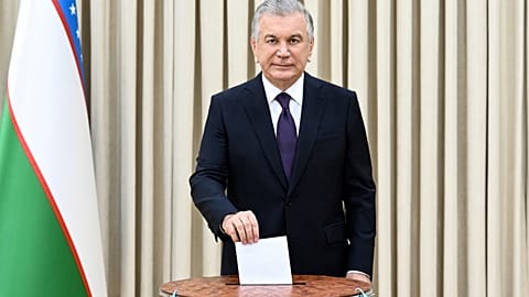 Uzbekistan's President Shavkat Mirziyoyev