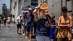 Hitze in Madrid (Aufnahme vom 18. 7. 2022)