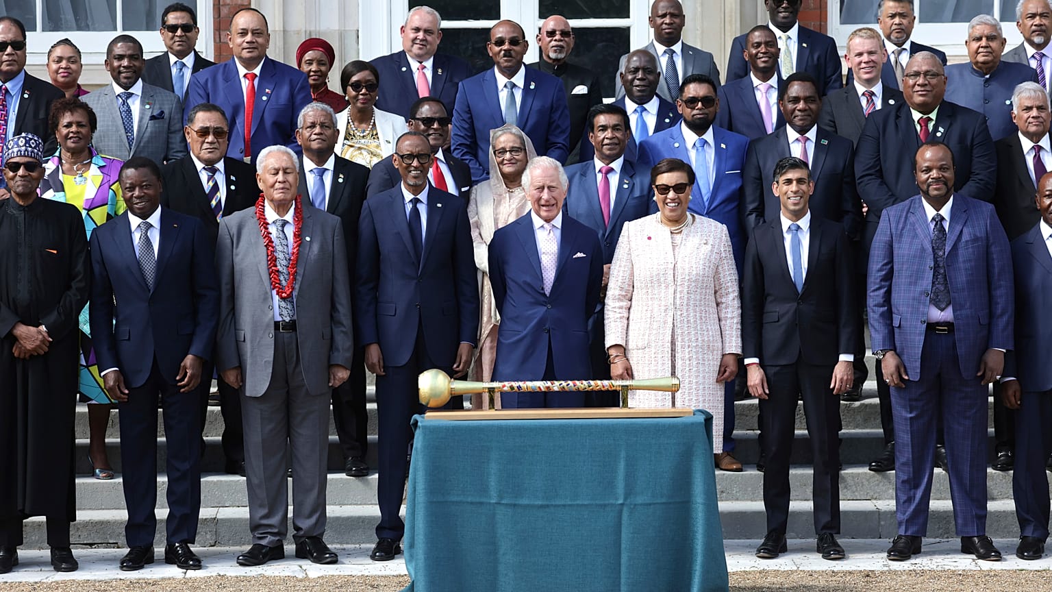 Charles III. beim Commonwealth-Treffen in London am 5. Mai 2023