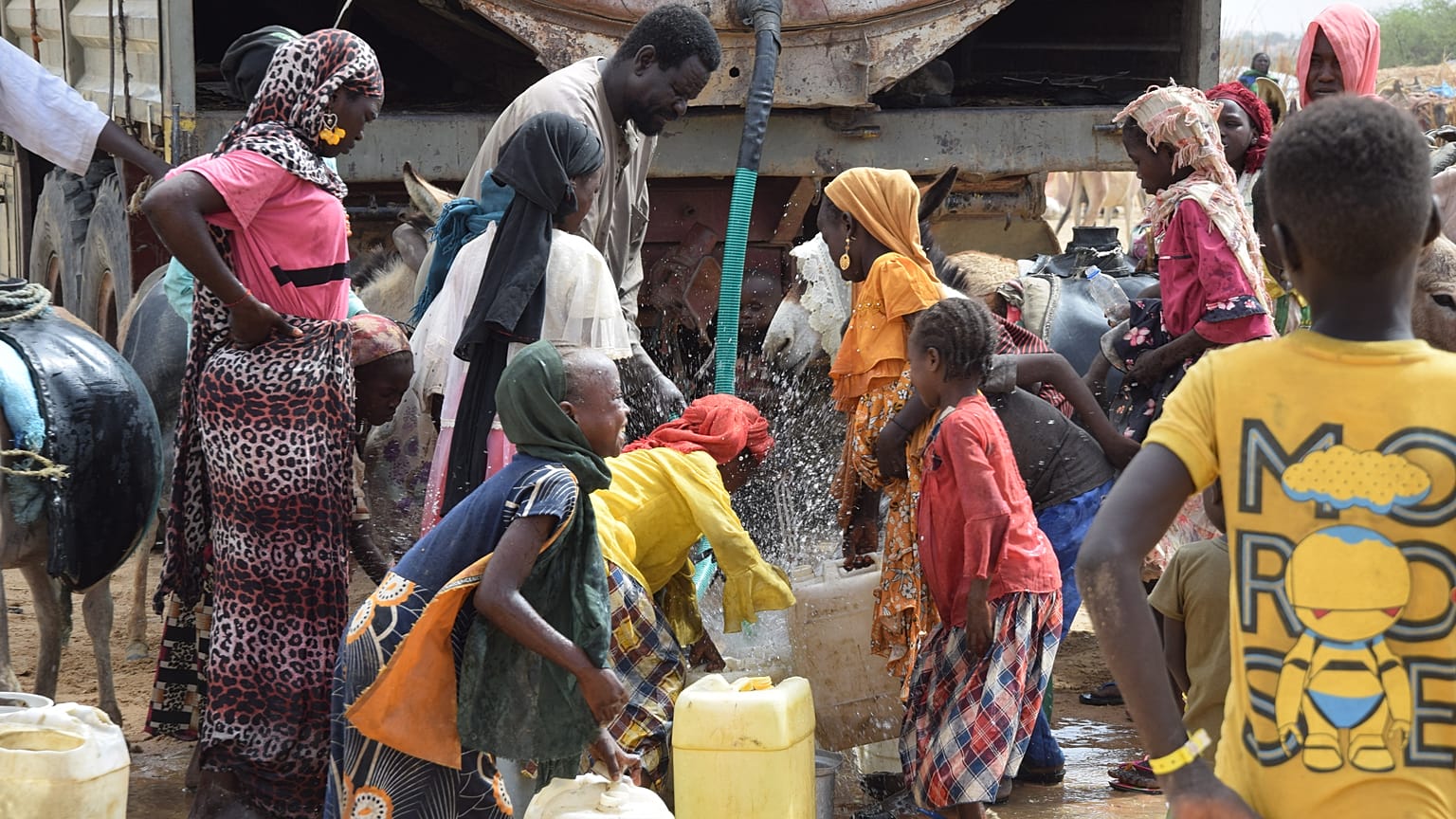لاجئون سودانيون في تشاد 