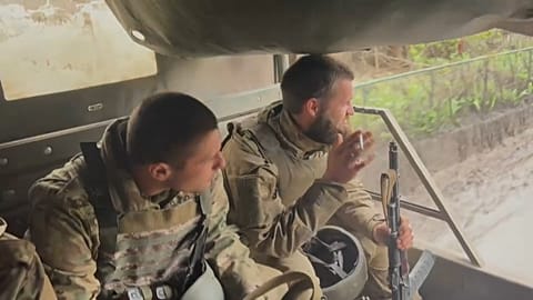 Бахмут - окопная война